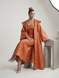 Valencia Jacquard Coat Dress